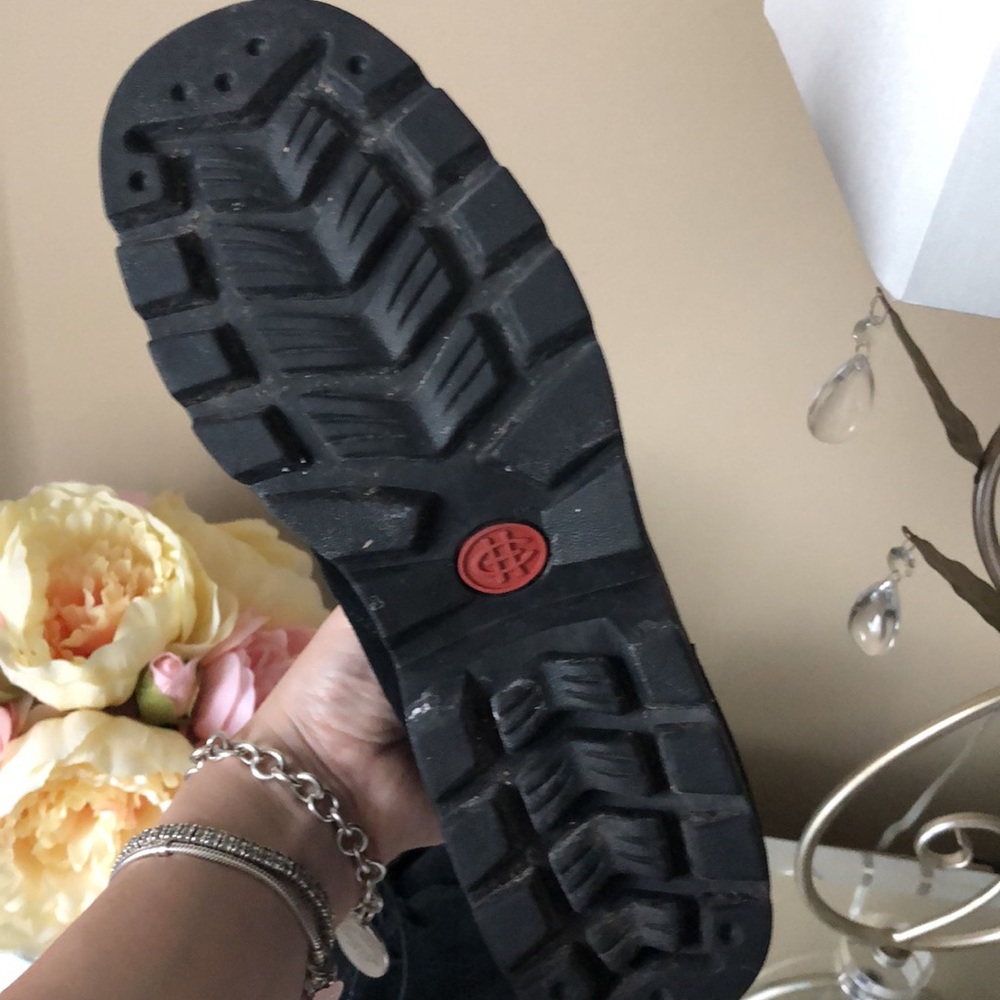 Cole Haan Black Suede Lace Up Chukka Desert Boots - Picture 7 of 9